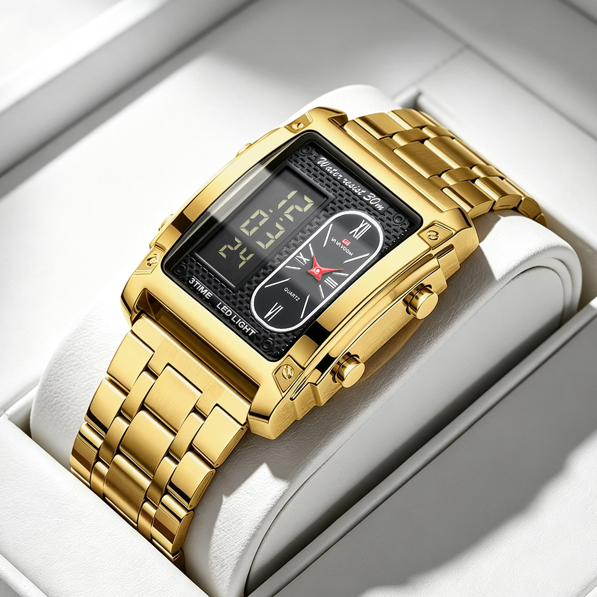 Smartwatch Watches For Men Digital - ساعة VA VA VOOM الإلكترونية للرجال،