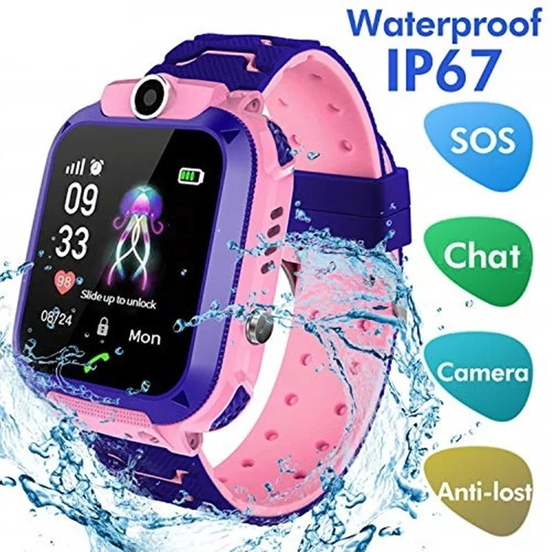 Smartwatch Digital Watches For Boys - 2G Kids ساعة ذكية SOS Call