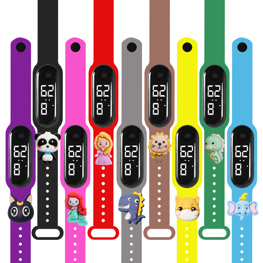 Smartwatch Watches Digital - ساعة ذكية متعددة الألوان للأطفال، ساعة
