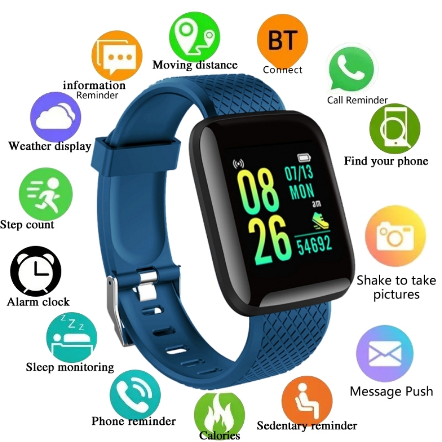 Smartwatch Watches For Mens - الرياضة Smartwatch سوار اللياقة البدنية التحكم