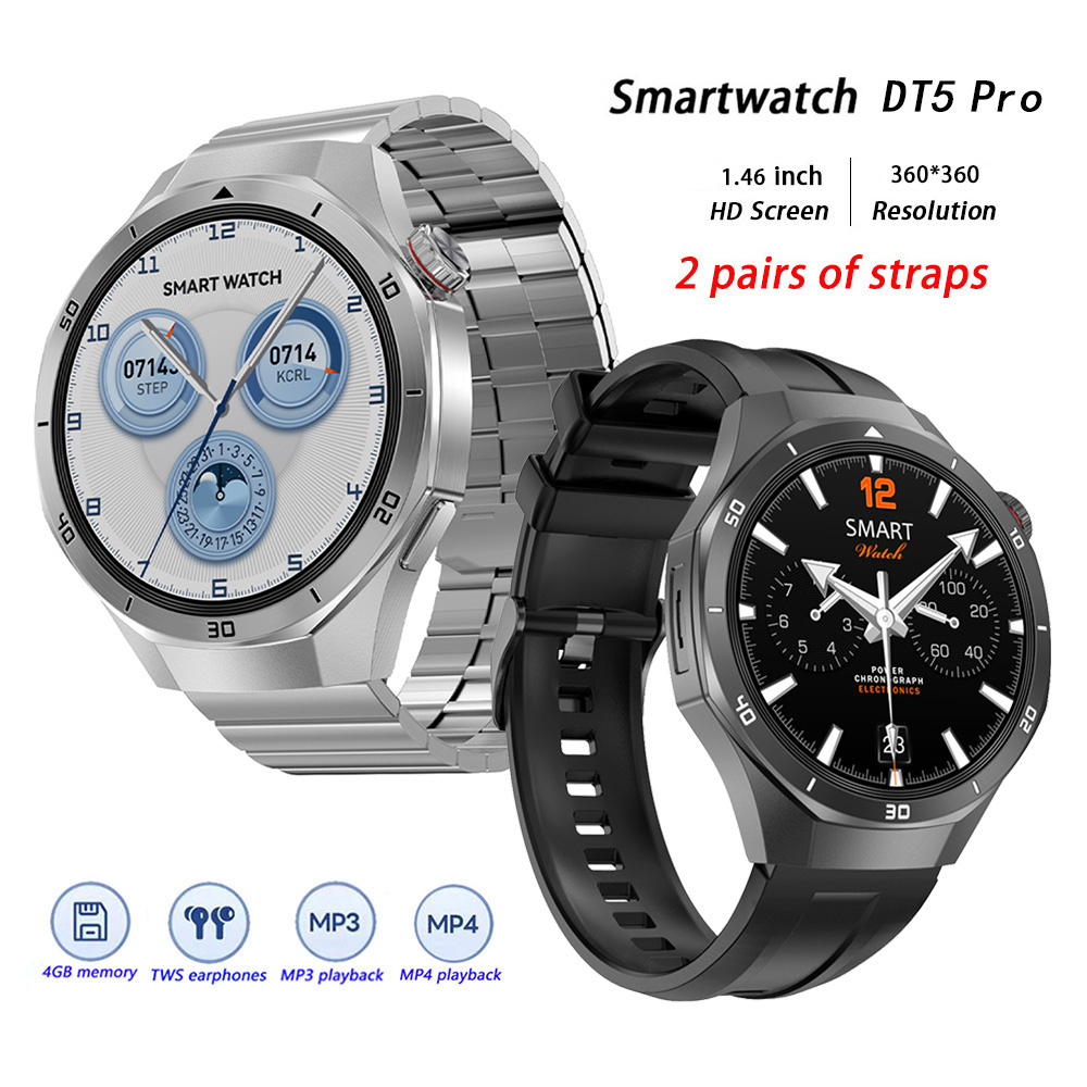 Smartwatch Digital Watches For Men - DT5 Pro ساعة ذكية للرجال والنساء