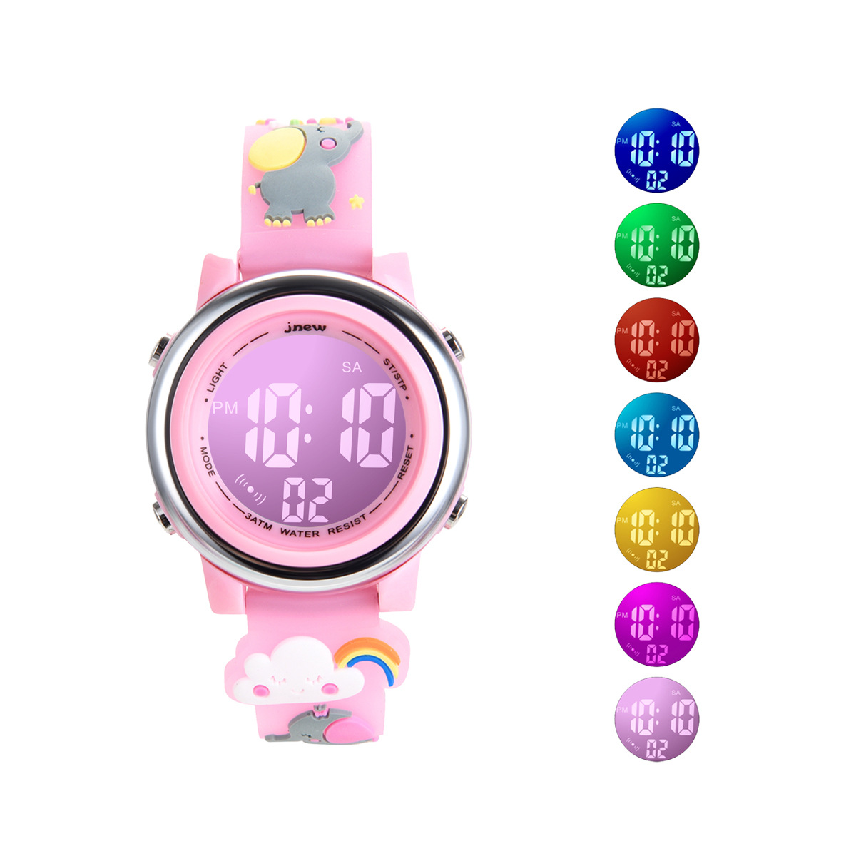 Smartwatch Digital Watches For Boys - UTHAI H120 الأطفال الكرتون ساعة رياضية