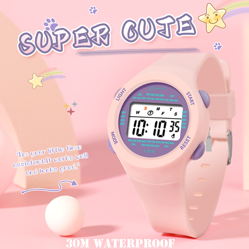 Smartwatch Digital Watches For Boys - ساعة إلكترونية مقاومة للماء للأطفال ،