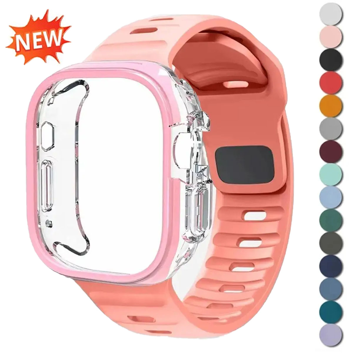 Silicone Sport Band - غطاء حماية مع حزام سيليكون رياضي