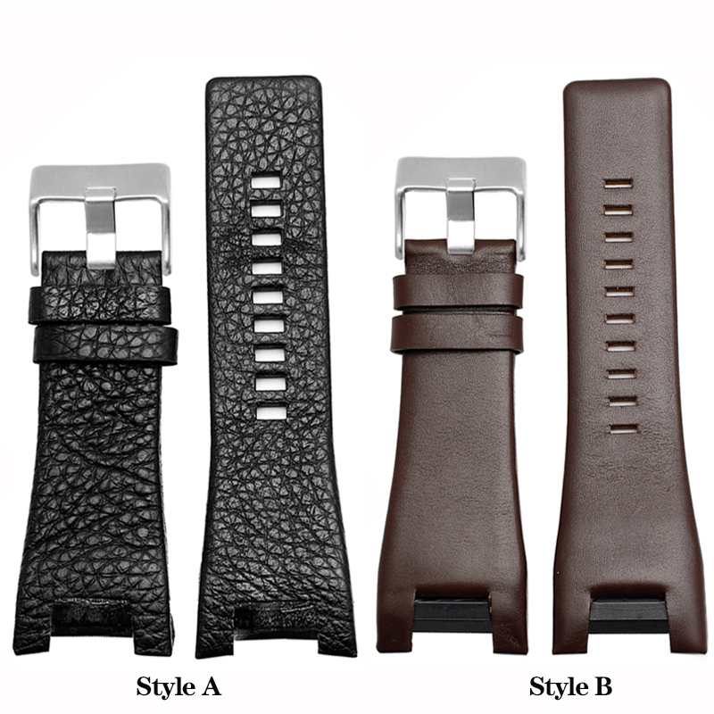 جلد طبيعي الشق حزام (استيك) سا - مراجعة Diesel Watches Smartwatch وسعره