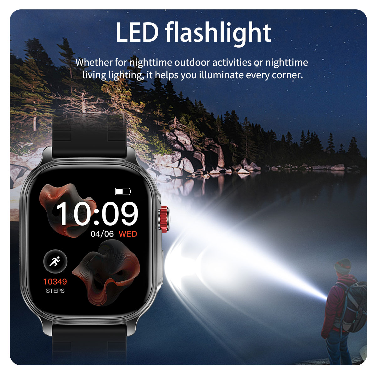 ساعة ذكية 2026 بشاشة 2.01 بوصة - مراجعة Smartwatch Watches For Men Digital وسعره