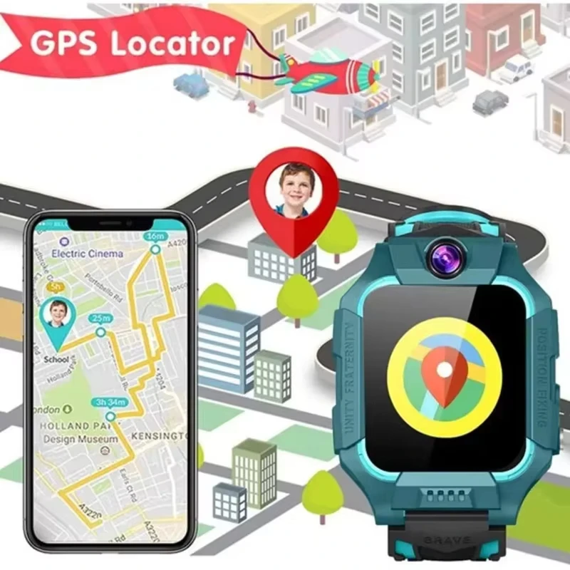 ساعة ذكية جديدة للأطفال SOS سا - مراجعة Smartwatch Watches For Kids With Gps وسعره
