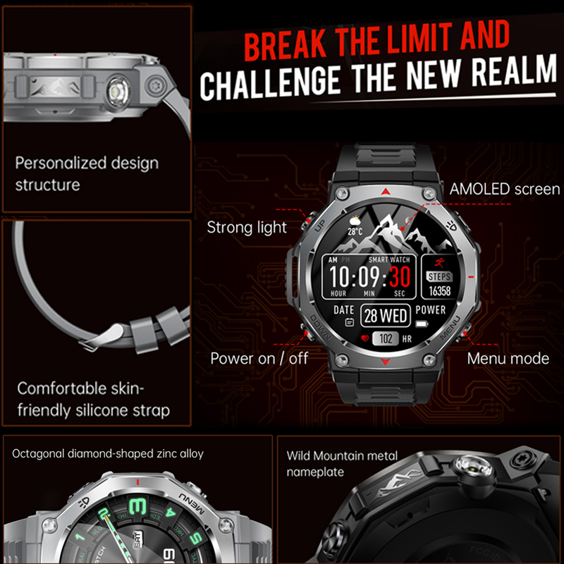 2026 جديد T-Rex 3 الترا الرياض - مراجعة Smartwatch Watches For Men With Gps وسعره