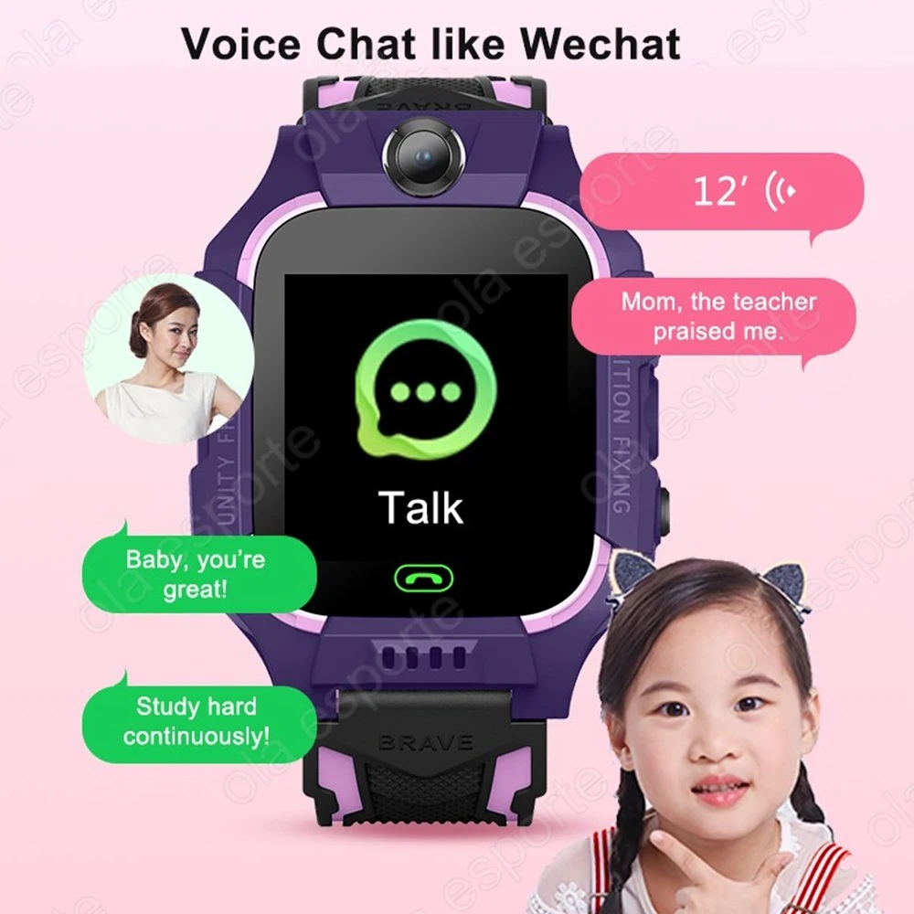 ساعة ذكية للأطفال Q12 مع خاصية - مراجعة Kids Watches Not Smartwatch وسعره
