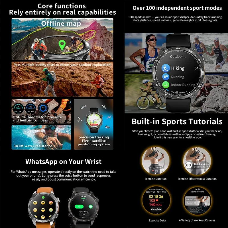 2026 ساعة ذكية جديدة للرجال مع - مراجعة Smartwatch Watches For Men With Gps وسعره
