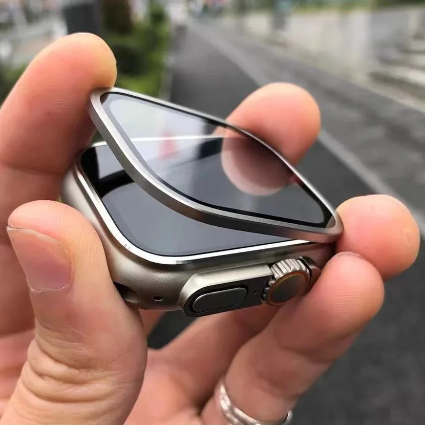 زجاج مقسى مضاد للخدش لساعة أبل - مراجعة Smartwatch Watches For Mens وسعره