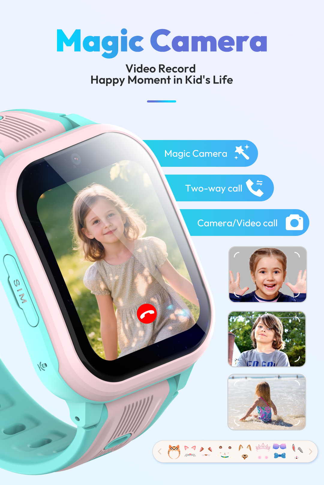 ساعة ذكية للأطفال من وونلكس KT - مراجعة Smartwatch Watches For Kids With Gps وسعره