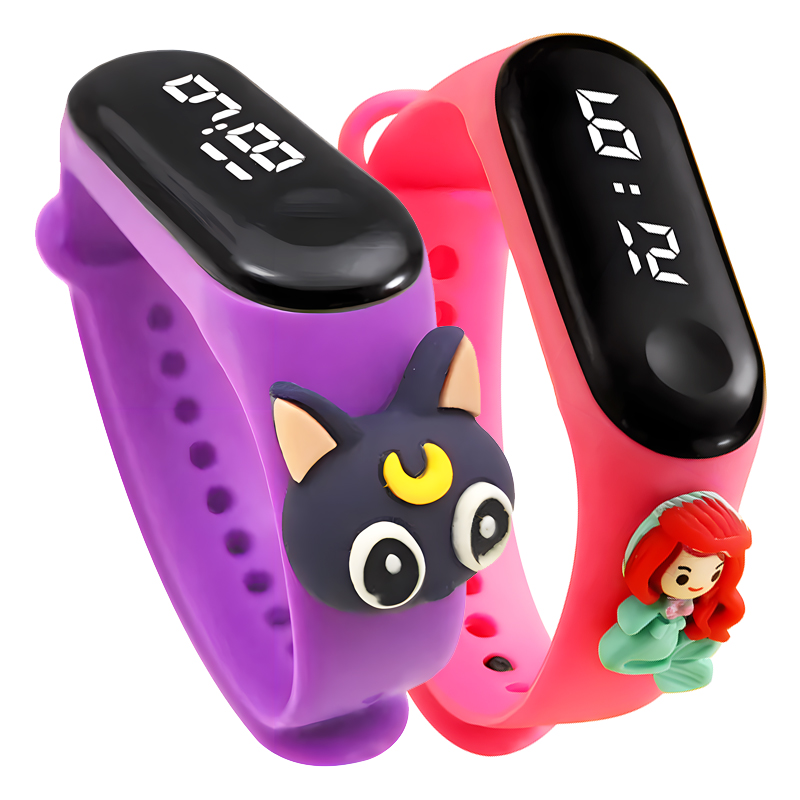 ساعة ذكية متعددة الألوان للأطف - مراجعة Smartwatch Watches Digital وسعره