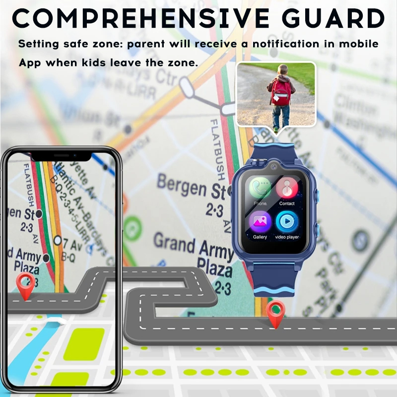 ساعة ذكية للأطفال Yoateo 4G KT - مراجعة Smartwatch Watches For Kids With Gps وسعره