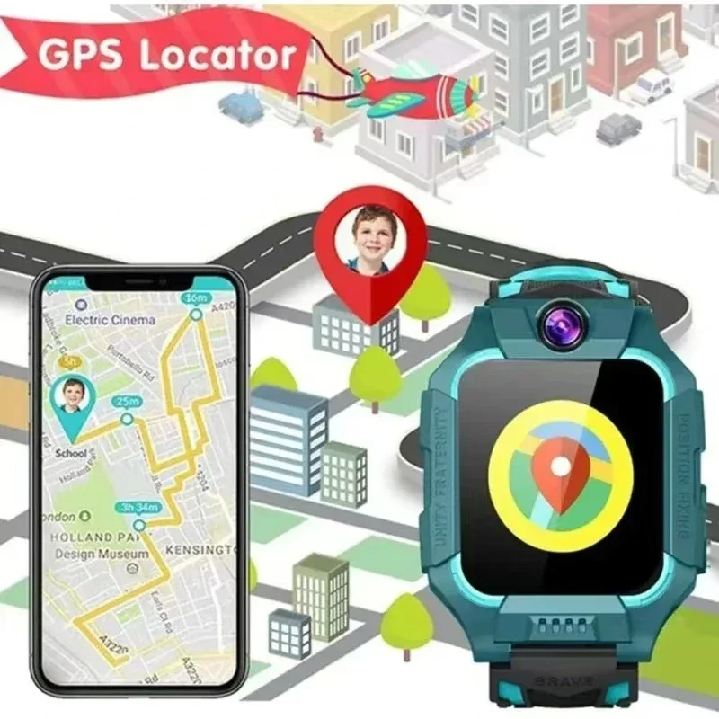ساعة لينوفو الذكية للأطفال بتق - مراجعة Smartwatch Watches For Kids With Gps وسعره
