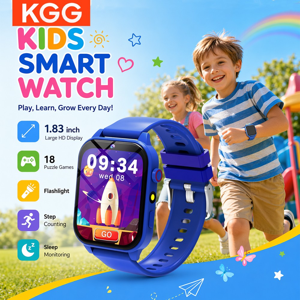 ساعة ذكية للأولاد والبنات بشاش - مراجعة Kids Watches Not Smartwatch وسعره