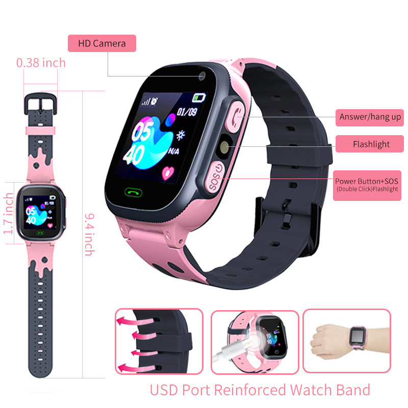 ساعة ذكية للأطفال مقاومة للماء - مراجعة Smartwatch Digital Watches For Boys وسعره