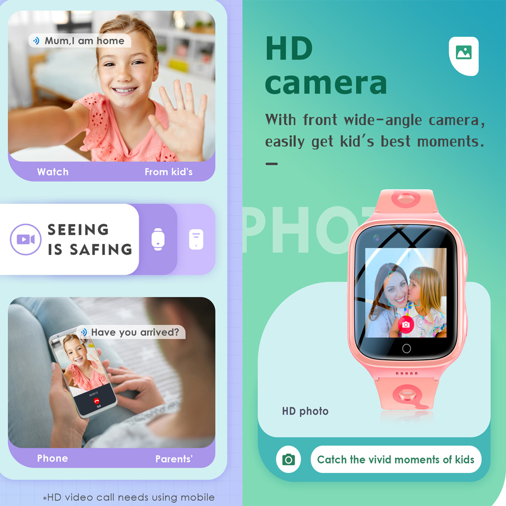 ساعة ذكية للأطفال بتقنية 4G مع - مراجعة Smartwatch Watches For Kids With Gps وسعره