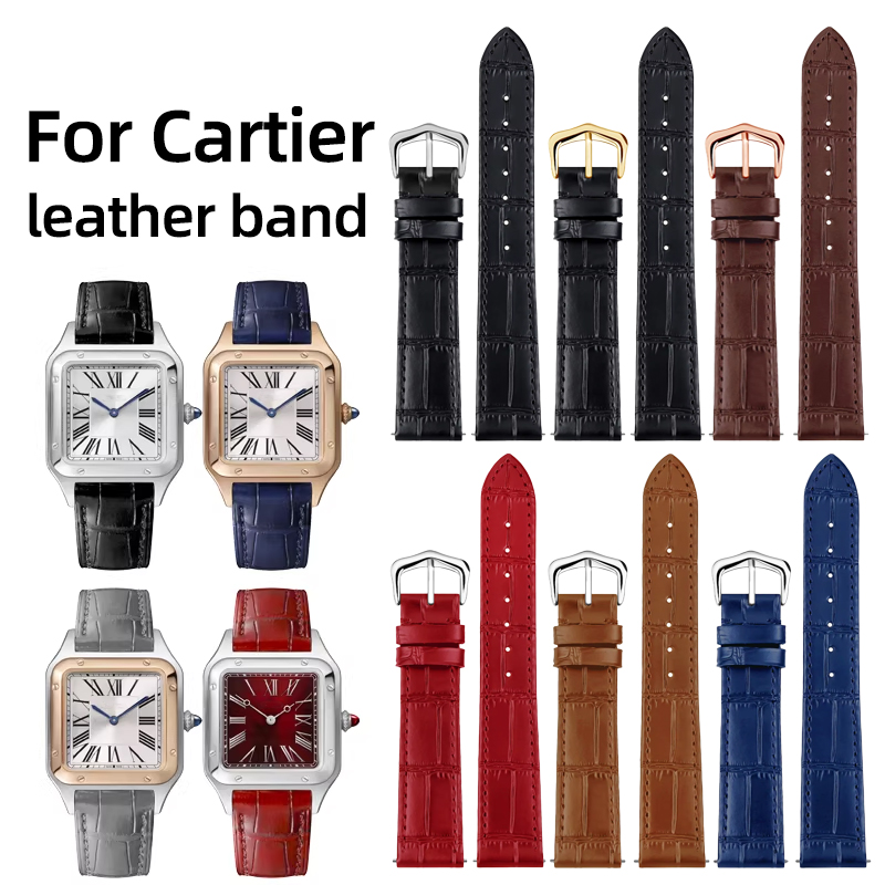 حزام ساعة من الجلد الطبيعي مقا - مراجعة Cartier Watch Santos وسعره