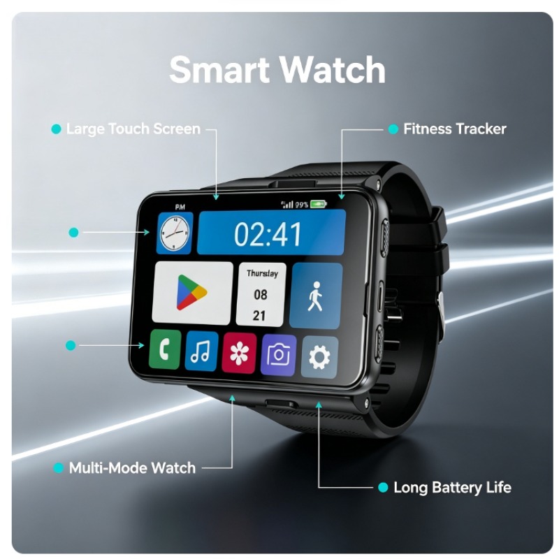 ساعة ذكية S999 Plus، ساعة ذكية - مراجعة Smartwatch Watches For Mens وسعره
