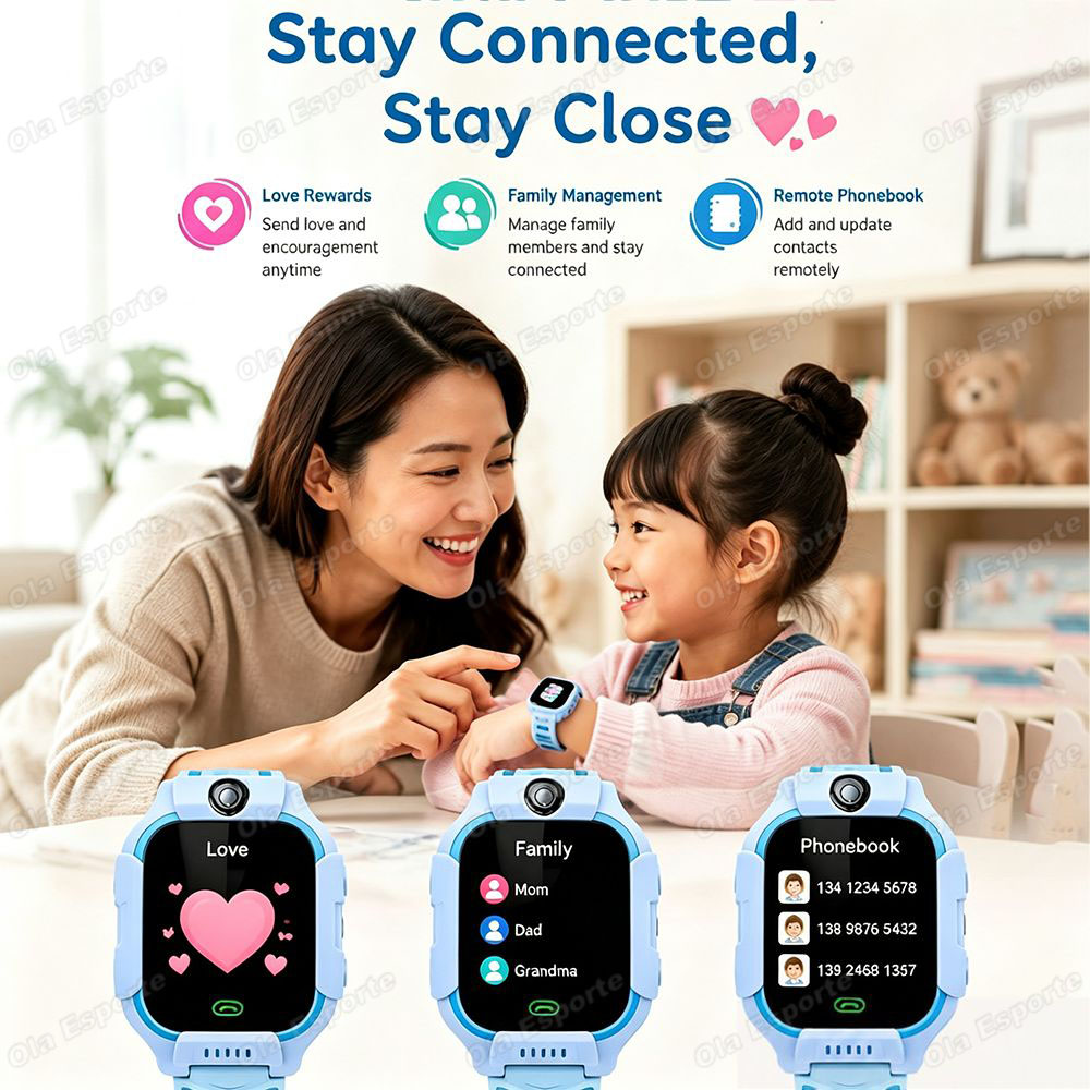 ساعة ذكية جديدة للأطفال بتقنية - مراجعة Smartwatch Watches For Kids With Gps وسعره