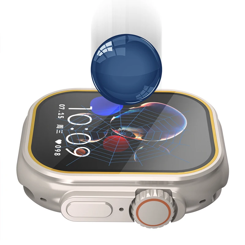 طبقة من الزجاج المقسى لساعة أب - مراجعة Smartwatch Watches For Mens وسعره