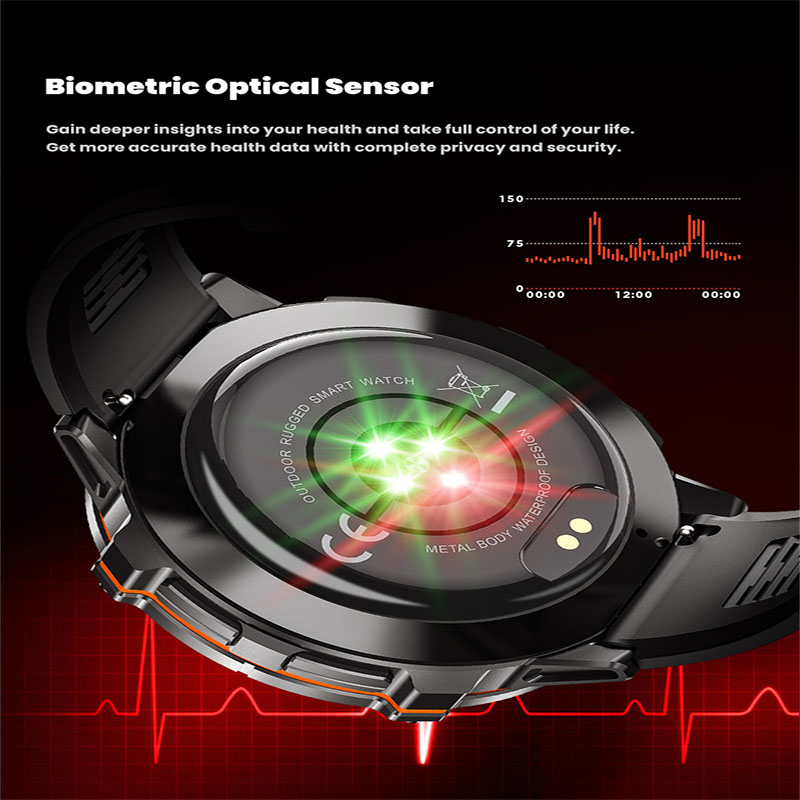ساعة ذكية عسكرية جديدة طراز TA - مراجعة Smartwatch Watches For Men With Gps وسعره