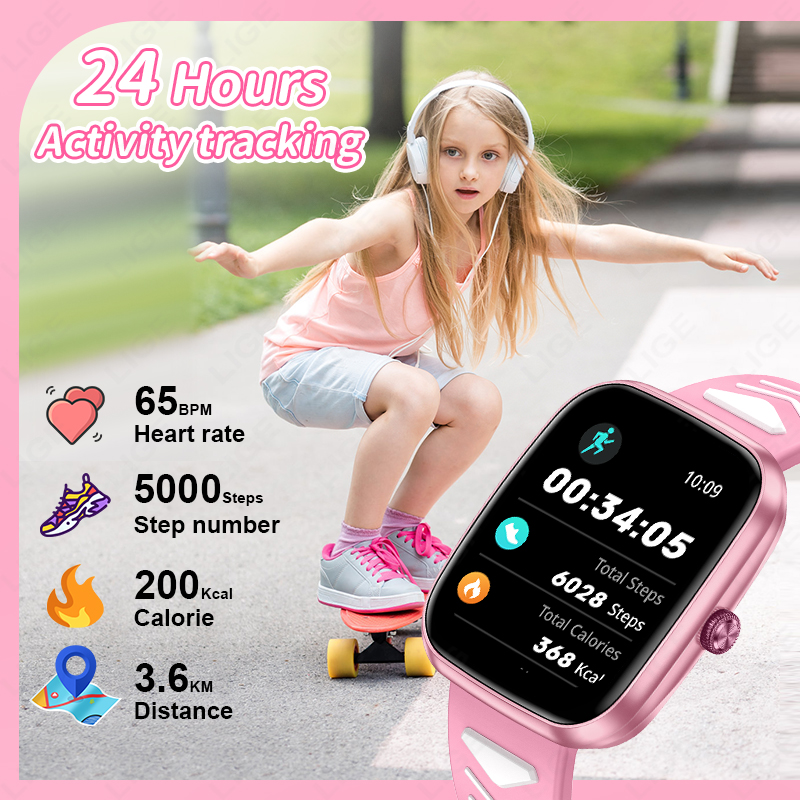 ساعة ذكية جديدة من LIGE بشاشة  - مراجعة Smartwatch Digital Watches For Boys وسعره