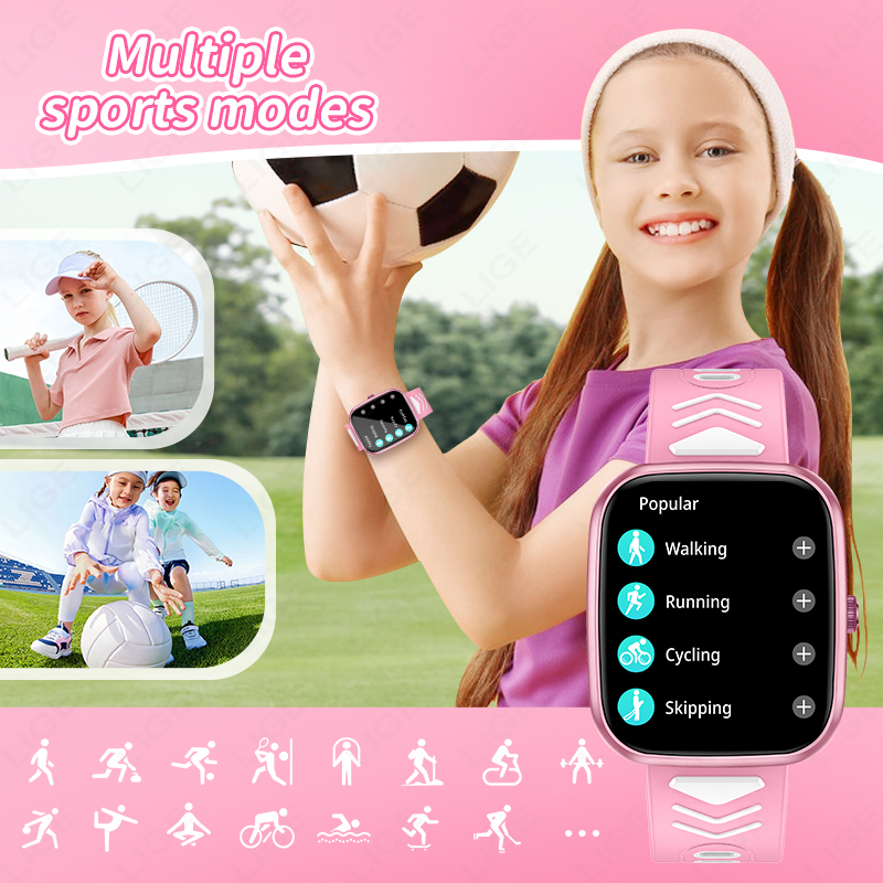 ساعة ذكية جديدة من LIGE بشاشة  - مراجعة Smartwatch Digital Watches For Boys وسعره