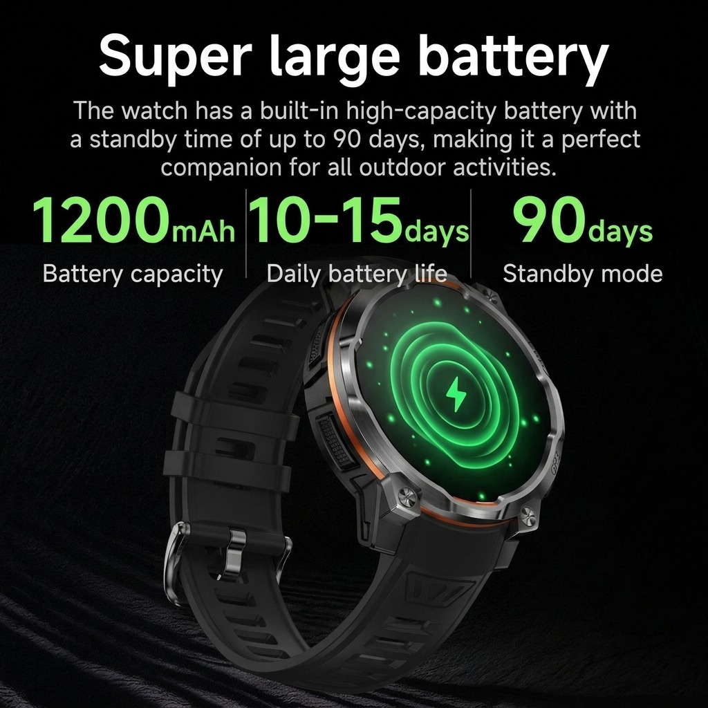 ساعة ذكية عسكرية من VWAR مزودة - مراجعة Watch Vs Smartwatch وسعره