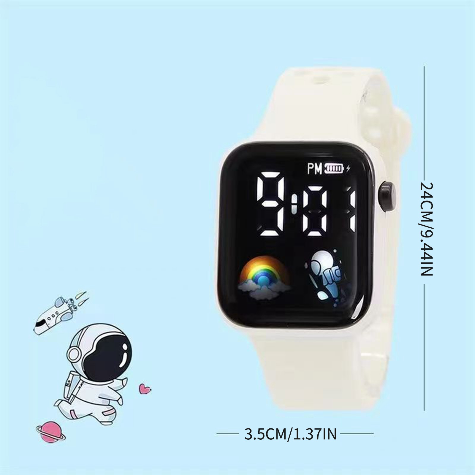 ساعة ذكية إلكترونية للأطفال ،  - مراجعة Smartwatch Digital Watches For Boys وسعره