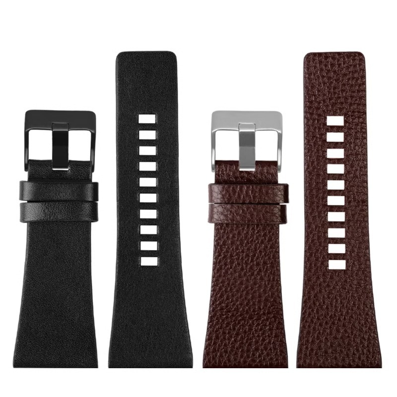 ليتشي منقوشة جلد البقر حزام سا - مراجعة Diesel Watches Smartwatch وسعره